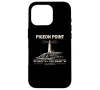 Pigeon Point Lighthouse California Coordinates Design Case for iPhone 16 Pro