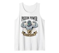 Pigeon Power Coop Life Strong Bird Funny Bodybuilder Tank Top