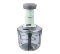 Pigeon Press Chopper 900ml, Manual Hand Press Push Chopper with 3 Blades for Effortless Chopping Vegetables & Fruits