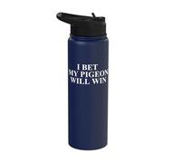 Pigeon Racing Apparel - Funny Great Pigeons Lover Design Stainless Steel Insulated Water Bottle