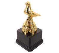 Pigeon Racing Trophy Gold 7x3 Inch Animal Shaped Award | Plastic Build, Built in Base Area for Engraving, Showroom Use, Champion Winners and Teams