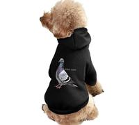 Pigeon Stay Coo Dog Hoodie Shirts Pet Clothes for Small Puppy Cat Costume M