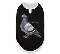 Pigeon Stay Coo Dog Shirt Sleeveless Pet Clothes Summer T-Shirts Tank Top for Small Puppy Cat