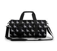 Pigeon Stay Coo Gym Duffel Bag Sports Shoulder Backpack Travel Weekender Handbag for Men Women