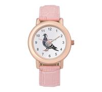 Pigeon Stay Coo Wrist Watches for Women Men Quartz Stainless Steel Watch Easy to Read