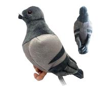 Pigeon Stuffed Animal Plush 12-Inch Cuddly Pillow Room Decor - Ultra-Soft Fully Stuffed Pigeon Plush Toys, Funny Novelty Gift | For Boys Girls Kids Collectors Christmas Birthday