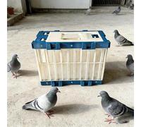 Pigeon Trap Cage, Breathable Bird Travel Carrier with Secure Lock, Lightweight Transport Housing for Parakeet Parrot Training Release Competition, Durable Design, Outdoor Handling Safe Control