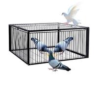 Pigeon Trap, One-Way Entrance Animal Trap, Easy to Assemble Cage with 2CM Anti-Escape Design, Automatic Collection, Ideal for Farms, Woods, and Rooftops