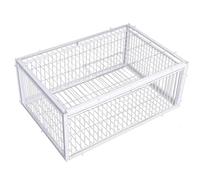 Pigeon Trap with Four One-Way Access Entrances Bird Trap 16x12x10 Inch with Skylight for Farms Barns Gardens