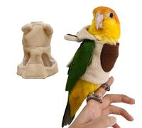 Pigeon Trousers, Parrot Clothing for Birds, Cute Bird Costume with Bear Shaped Bird Cloth, Warm Parrot Cape, Multi-Purpose Bird Clothing, Parrot Cosplay Prop for Green Cheek Parakeets, Cockatiels