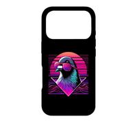 Pigeon Vaporwave Style - Vintage Oldschool Pigeon Bird Lover Case for iPhone 17 Pro
