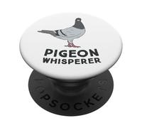 Pigeon Whisperer Cute Pigeon Lover Gift Pigeon Lover PopSockets Adhesive PopGrip