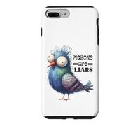 Pigeons Are Liars Funny Bird Humor Design Case for iPhone 7 Plus/8 Plus