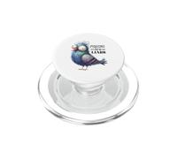 Pigeons Are Liars Funny Bird Humor Design PopSockets PopGrip for MagSafe