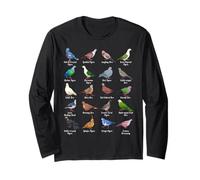 Pigeons of The World Long Sleeve T-Shirt