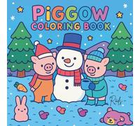 Piggow Friend: Simple & Cute Pigs Coloring Book