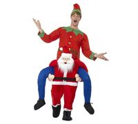 PIGGY BACK SANTA COSTUME FOR ADULTS