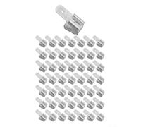 Piggy Back Spade Connectors Electrical Wire Crimp Terminal Connector Insulated Piggyback Crimp Connectors Kit (50PCS)
