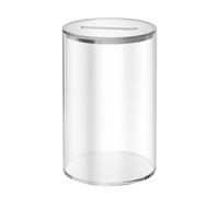 Piggy Bank - 14.6 cm Money Saving Box, Large Money Saving Jar, Acrylic Reveal Money Jar for Adults Children, Money Saver Jar for Adults, Children, Monney Bank for Bill Cash Coin Storage