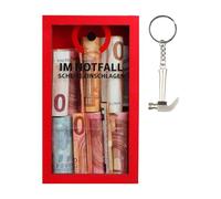 Piggy Bank Acrylic Piggy Bank Break | Money Saving Box | 6.69x3.86x1.81 inches Transparent Money | Creative Red Square Outdoor Toy for Kids Almac Challenge