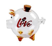 Piggy Bank Mini Glass Animal Figurine Glass Pig Figurine for Boys Kids Girls