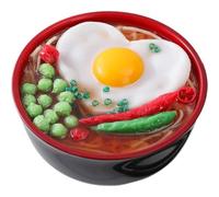 Piggy Bank Model, Cartoon Change Jar Food Bowl Model, Simulation Japanese Ramen Model Piggy Bank, Small Piggy Bank for Home Fake Food Model Coin Bank