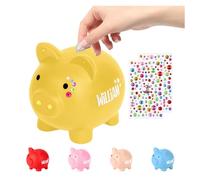 Piggy Banks for Girls & Boys, Kids Piggy Bank, Unbreakable Money Box, Personalized Money Box with Name for Christening, Communion, Confirmation, Birthday