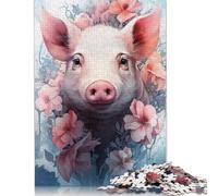 Piggy Palette Puzzle for Adults And Teenagers 500 Pieces Puzzle Adult Jigsaw Puzzle for Adults Puzzles 500pcs (52x38cm)