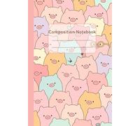 Piggy Parade: A Cute Pig-Themed Notebook for Everyday Fun Wide Ruled Journal | 6" x 9" | 120 Pages