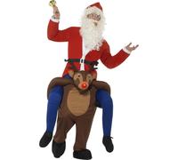 Piggyback Reindeer Rudolf Costume