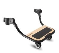 Piggyback Ride-Along Board for Uppababy Vista V2 and V3 Strollers, Piggyback Board for Vista (Models 2015-2019) with 360° Universal Wheel Weight Capacity 80 Lbs, Non-Skid Surface, Quick-Clip Links