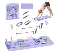 Piggyma Pilates Reformer, Foldable Pilates Board with Automatic Rebound, Upgraded Pilates Reformer Machine, Full Body Pilates Workout Equipment for Men Women