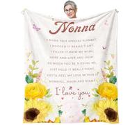 Pigipfu Nonna Gifts, Nonna Throw Blanket 60"x50", Gifts for Nonna, Nonna Gifts for Grandma, Best Nonna Ever, Nonna Birthday Gifts, Nonna Gifts from Grandkids/Grandchildren