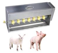 Piglet and Lambs Milk Feeder,10 Nipples/14 Nipples Smart Constant Temperature Automatic Piglet Nursing Milking Machine, Pig Milk Feeder with Sound,Breastfeeding Device,for Farms and Ranches