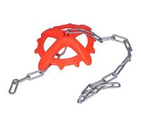 Piglet Chain Iron Veterinary Bait Anti Rust Adjustable Plastic Toy for Farm, Non Biting Toy for Animal Welfare, 7.1x5.8in, Applicable scene: Pigs Play