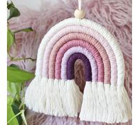 Piglet&Chestnut Beginners Macrame Kit for Adults - Macrame Rainbow Kit - Make Your Own Macrame Rainbow - Craft Starter Kit - Complete with Illustrated Instructions