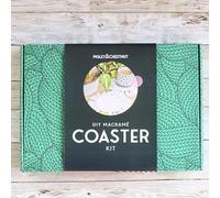 Piglet&Chestnut | Macramé Coaster Kit - DIY Craft Kit for Beginners & Adults | Handmade Boho Coasters with Recycled Cotton Cord | DIY Coaster Kit | Gift for Craft Lovers | DIY Home Decor