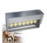 Piglet Feeder, Universal Suckling Machine for Lambs, Stainless Steel Automatic Nipple Feeder with Sound Simulation, 10/14 Fully Automatic, Double-sided Design