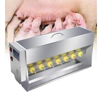 Piglet Feeding Bottle with Silicone Nipple, Multi-Piglet Feeding Station for Efficient Farm and Ranch Use