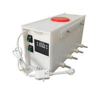 Piglet Feeding Machine Automatic Stirring Milk Feeder For Piglets, Universal Suckling Machine Smart Constant Temperature Sound, Double Switch, Farm Water Bottle Dispenser(8Nipples)