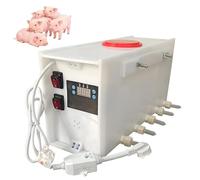 Piglet Feeding Machine, Dual Side Animal Milk Feeder, Smart Constant Temperature Nursing System with Sound Simulation for Farm Use