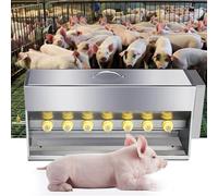 Piglet Feeding Machine, Stainless Steel Lactation Feeder 15/20L, Constant Temperature Nursing Bottle for Livestock Farms