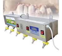 Piglet Milk Feeder, Automatic Lamb Feeder with Sound Simulation, Stainless Steel Nursing Bottle, Ideal for Piglet and Lamb Care, 6 Pack