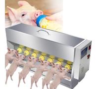 Piglet Milk Feeder with Durable Bottles and Silica Gel Teats for Farm and Ranch Use, Ideal for Feeding Multiple Piglets