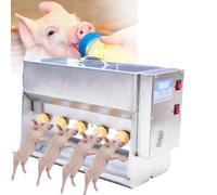 Piglet Milk Feeder with Silica Gel Teats for Farm & Ranch Use, Ideal Feeding Bottle for Multiple Piglets (10 Nipples) - Durable Design