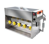 Piglet Nursing Bottle, Automatic Constant Temperature Piglet Feeder, 10/14 Nipple, Piglet Care Station, Stainless Steel Piglet Feeder, Suitable for Piglets, Lambs, with Sound Simulation 10Heads