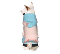 Piglet with A Halo Around His Head Dog Hoodie - Soft & Breathable Polyester Pet Clothes for Small, Medium, and Large Dogs