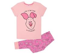 Piglet Womens Pyjama Set, 100% cotton Licensed Winnie the Pooh Gift UK 16-18