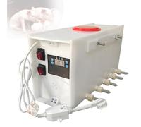 Piglets Milk Feeder, Pig Milk Feeder with Accurate Temperature Control,Automatic Pig Feeding Machine,Simulate the Sound of a Sow,for Farms and Ranches 10Nipples