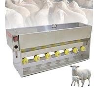 Piglets Milk Feeder, Stainless Steel Constant Temperature Milk and Water Feeder, with Sound Source Hole, 10/14 Nipples | Suitable for Farms and Ranches 14-Digit-BasicVersion